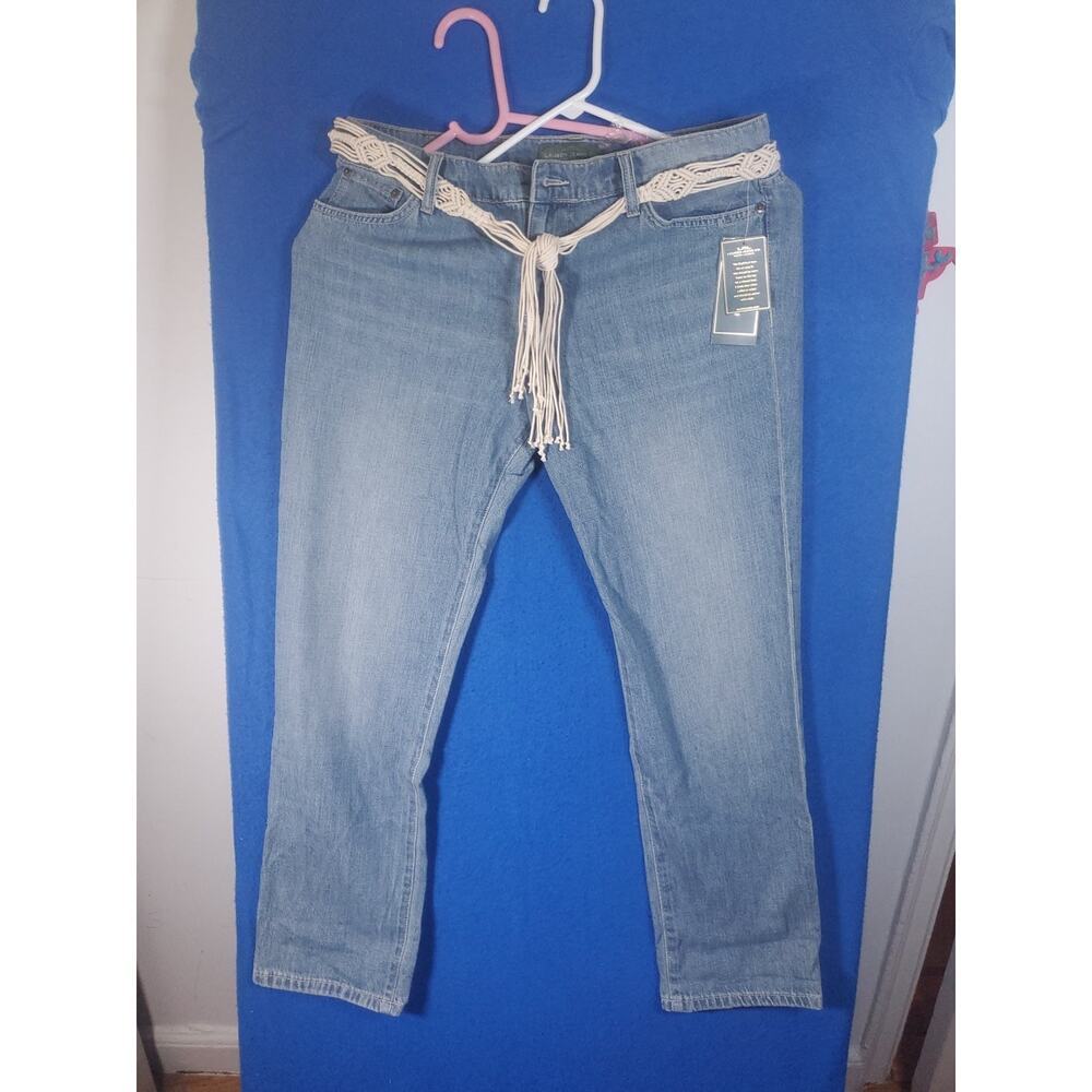 LRL Lauren Jeans Ralph Lauren Montauk Rope Belt Women’s Denim Jeans Size 8 NEW - Picture 12 of 16
